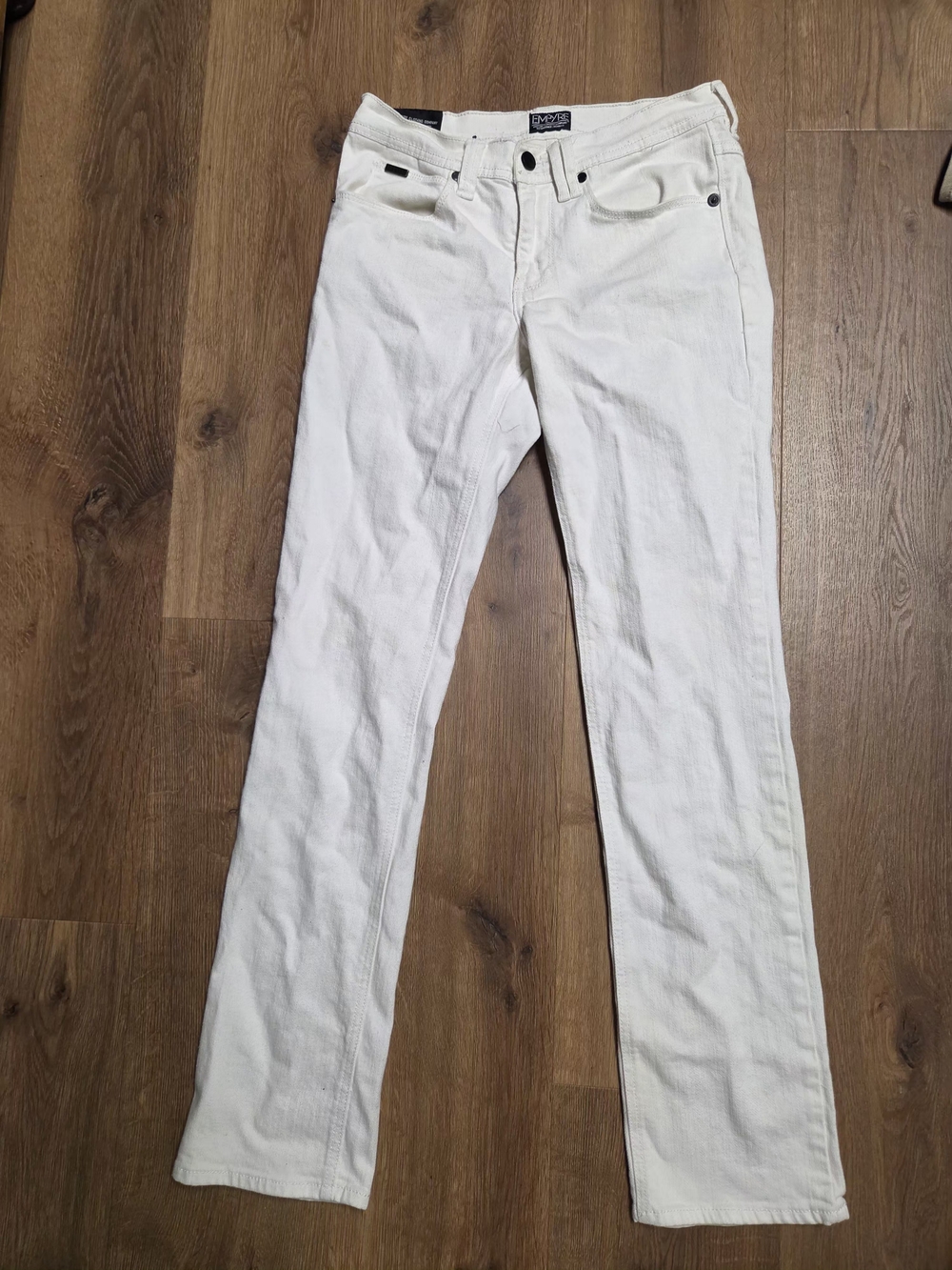 Empyre White Straight Leg Jeans